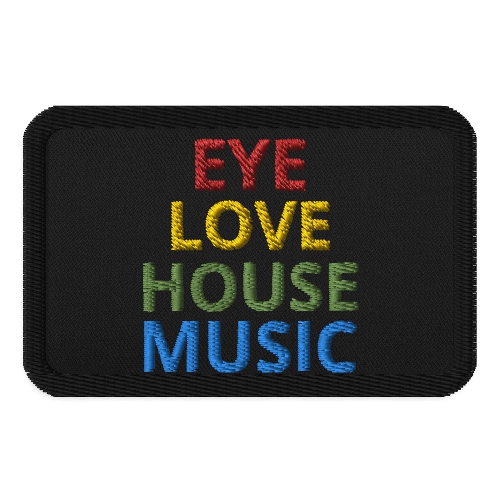 Embroidered iron on or sew on patches, EDM themed. 3inches in diameter.
